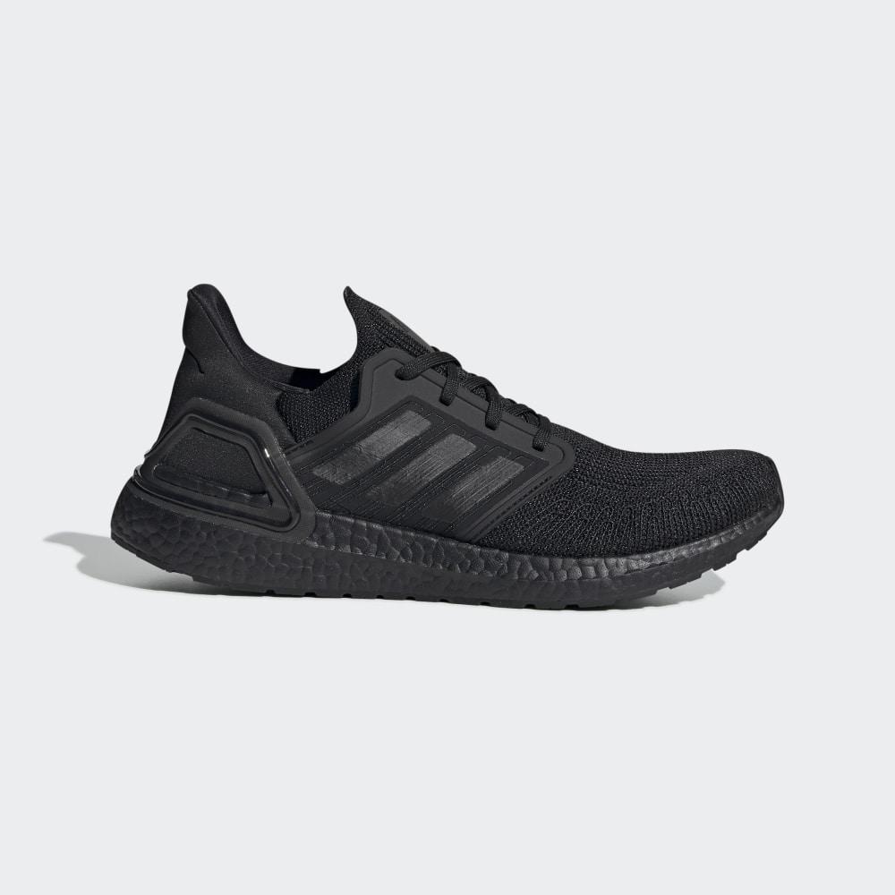 Adidasi Alergare Adidas Ultraboost 20 Barbati Romania - Negrii/Rosii EG0691
